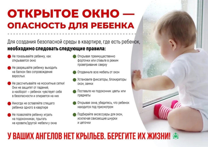 Безопасность детей у окна Безопасность детей у окна.